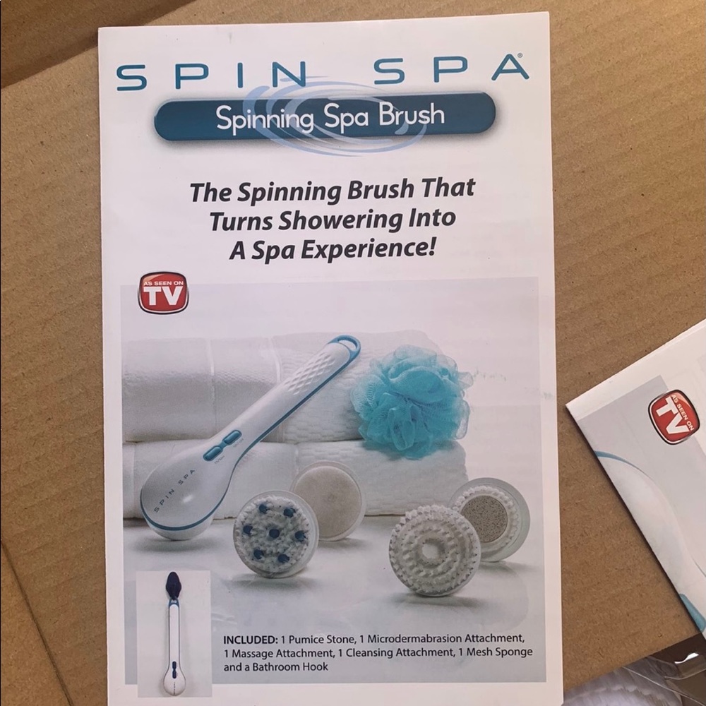 Spin Spa Body Loofah with 5 attachments